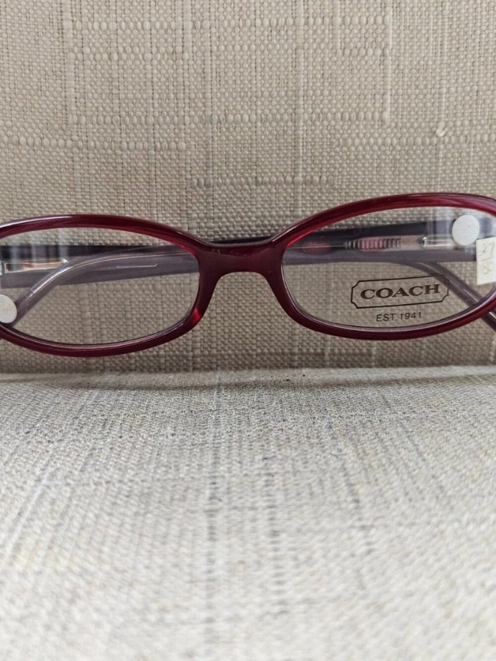 New Coach Women Eyeglasses Frame Eyewear CRANBERRY 2015 JILL Glasses Frame only - Picture 4 of 12